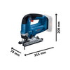 Bosch Professional GST 18V-125 B Sauty Saw (senza batteria)