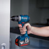 Trapano Bosch Professional GSR 18V ??trapano + 2 batterie 2.0AH + caricabatterie + 82 pezzi, in L-Case