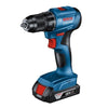 Trapano Bosch Professional GSR 18V ??trapano + 2 batterie 2.0AH + caricabatterie + 82 pezzi, in L-Case