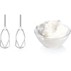 Impastatrice - BOSCH - MFQ3530 - 450 W - 5 velocità - 2 fruste / 2 ganci impastatori in acciaio inox - Bianco / Grigio