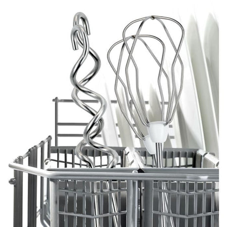 Impastatrice - BOSCH - MFQ3530 - 450 W - 5 velocità - 2 fruste / 2 ganci impastatori in acciaio inox - Bianco / Grigio