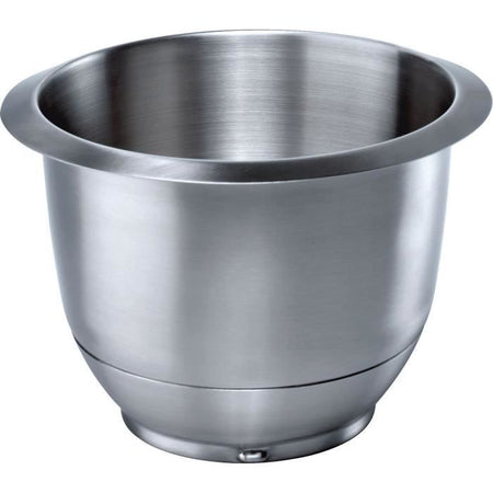 Ciotola in acciaio inox - BOSCH - MUZ5ER2 - Per Robot da cucina MUM5 - 3,9 L - Fino a 0,75 kg di farina + altri ingredienti (2 kg max.)