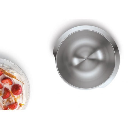 Ciotola in acciaio inox - BOSCH - MUZ5ER2 - Per Robot da cucina MUM5 - 3,9 L - Fino a 0,75 kg di farina + altri ingredienti (2 kg max.)