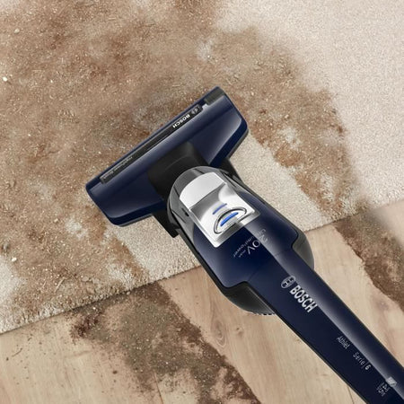 BOSCH BCH85N - Aspirapolvere elettrico Athlet ricaricabile - Batterie Li-on 20V max - Contenitore 900 ml - 2 velocità + turbo - Blu