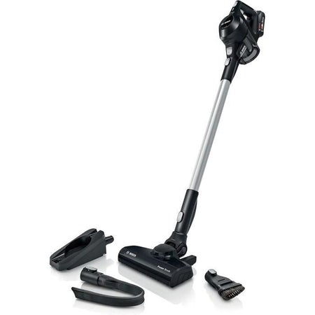 BOSCH BBS611BSC - Aspirapolvere multifunzione a batteria - nero - aspirapolvere portatile integrato - 2 velocità - autonomia 30 min