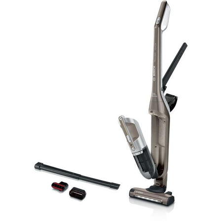 BOSCH BBH3ALL23 Aspirapolvere multifunzione cordless 2in1 e Flexxo - 2 velocità - 23V - 50 minuti di autonomia - Champagne metallizzato