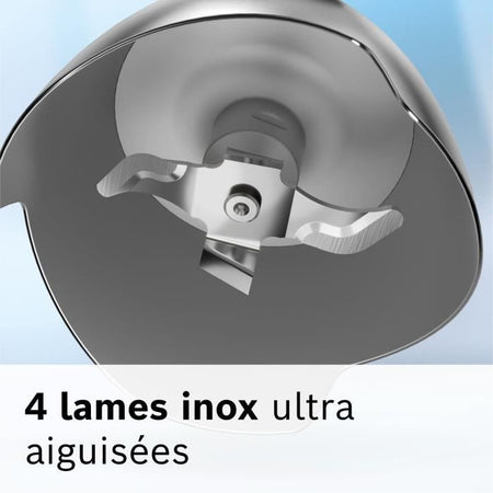 Frullatore a immersione - BOSCH - MSM4W221 - 600 W - 4 lame affilate - Ciotola - Mini tritatutto - Frusta - Ingranaggio in ceramica