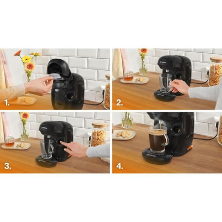 Macchina da caffè multibevanda - BOSCH - TASSIMO - T11 Black style - 1400 W