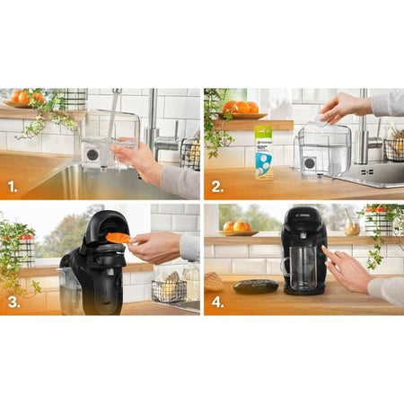 Macchina da caffè multibevanda - BOSCH - TASSIMO - T11 Black style - 1400 W