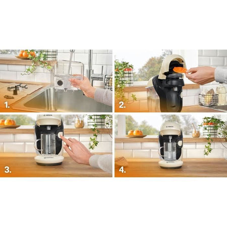 Macchina da caffè multi-bevanda - BOSCH - TASSIMO - T11 Style vaniglia - 1400 W