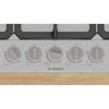 Piano cottura a gas - BOSCH Serie 4 - 5 fuochi - 52 x 75 x 4,5 cm - PGQ7B5K90 - Acciaio inox