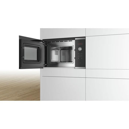 Microonde da incasso singolo - BOSCH SER4 - BFL523MS1F - Acciaio inox - 20 L - 38,2 x 59,4 x 31,7 cm