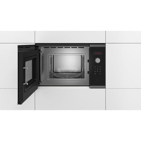 Microonde da incasso singolo - BOSCH SER4 - BFL523MS1F - Acciaio inox - 20 L - 38,2 x 59,4 x 31,7 cm