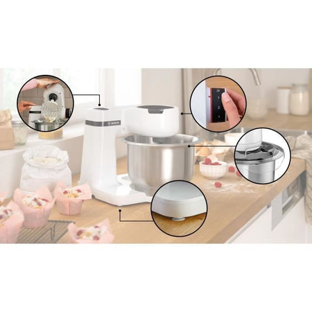 Robot da cucina - BOSCH - MUMS2EW00E Serie 2 - 700 W - 4 velocità - Bianco