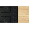 Piano cottura a gas - BOSCH Serie 2 - 4 fuochi - 52 x 59 x 5,4 cm - POP6B6K30 - Nero