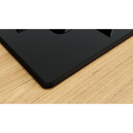 Piano cottura a gas - BOSCH Serie 2 - 4 fuochi - 52 x 59 x 5,4 cm - POP6B6K30 - Nero