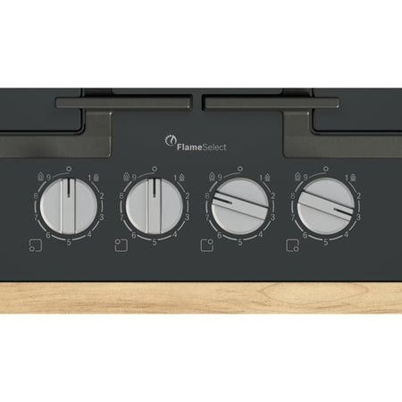 Piano cottura a gas - BOSCH Serie 6 - 4 fuochi - 52 x 59 x 4,5 cm - PPP6A6I40 - Nero
