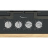 Piano cottura a gas - BOSCH Serie 6 - 4 fuochi - 52 x 59 x 4,5 cm - PPP6A6I40 - Nero