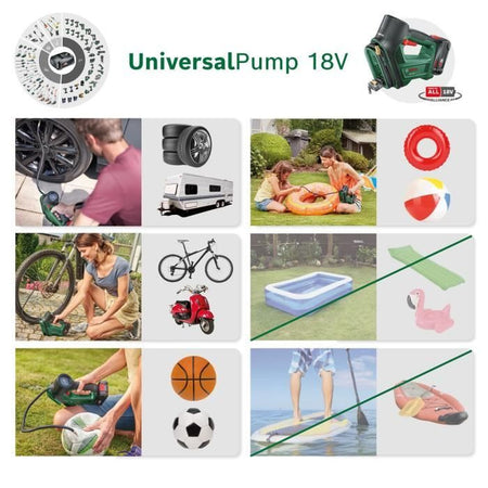Compressore wireless Bosch Universalpump 18V