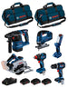 BOSCH Kit BK603BAG (GSB18V-90C +GDX18V-200 +GKS18V-57-2 +GST18V-125B +GBH18V-22 +GLI18V-300 + 3x4,0Ah PC + GAL18V-40 + 2xHDBAG)