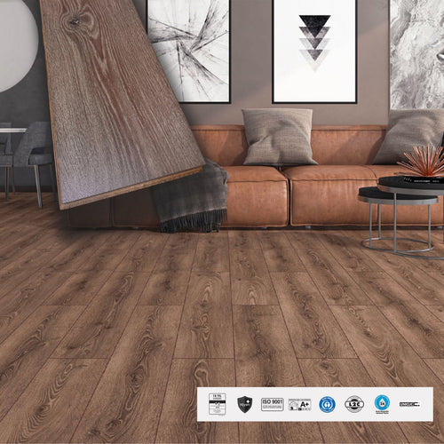 Pavimento in laminato AC4 8mm Click a REGISTRO bisellato BOSPHORUS 193x1205 - 15 anni garanzia (prezzo al m²)
