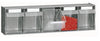 Scaffalatura practibox a muro in polipropilene con cassetti estraibili cm. 60x15x32,8h
