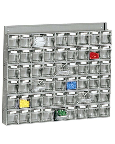 Scaffalatura practibox in polipropilene a cassetti cm. 60x7,8x50h