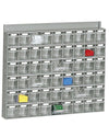 Scaffalatura practibox in polipropilene a cassetti cm. 60x7,8x50h