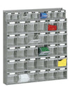 Scaffalatura practibox in plastica con cassetti trasparenti cm. 60x10,7x65h