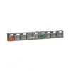 Modulo di scaffalatura a muro in polipropilene con cassetti estraibili cm. 60x7,8x65h