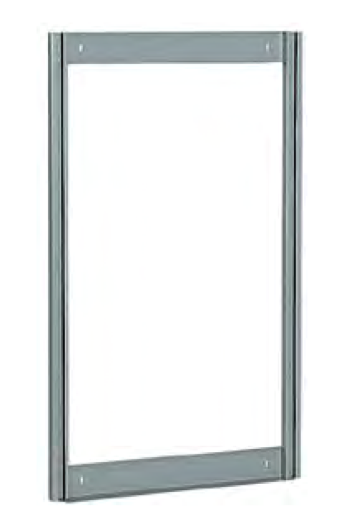 STRUTTURA POSTERIORE CM. 60x4,1x100h PER FISSAGGIO A MURO