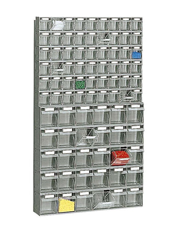Scaffale a cassetti in plastica cm. 60x11,3x102,2h