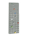 Scaffale a parete in polipropilene trasparente cm. 60x11,3x175h