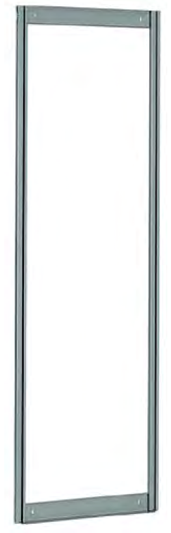 STRUTTURA POSTERIORE CM. 60x4,1x195h PER FISSAGGIO A MURO
