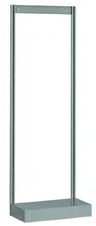 STRUTTURA POSTERIORE CM. 60x32,5x175h PER FISSAGGIO A MURO