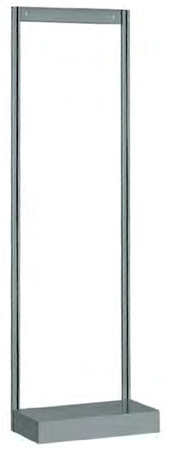 STRUTTURA POSTERIORE CM. 60x32,5x195h PER FISSAGGIO A MURO