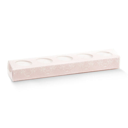 Scatolina Nascita Bimba Astuccio Florentina Chantilly Rosa