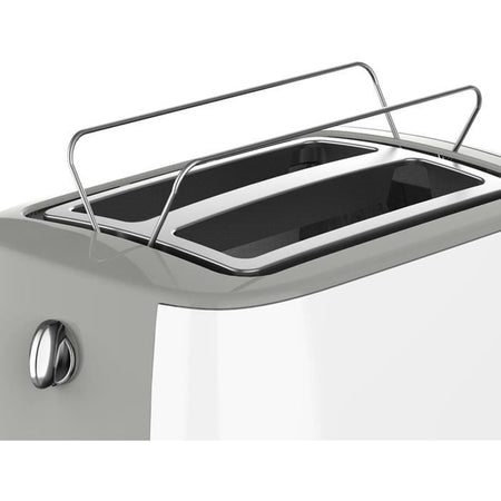 Tostapane - BRANDT - T02T1050W - 2 slot - 7 livelli di potenza - Cassetto raccogli briciole - Bianco