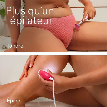 Epilatore elettrico con filo - BRAUN - Silk-épil 3 - Pelle morbida per settimane - 3-202 - Lampone
