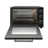 BRANDT FC469MUB - Mini-Forno 46 litri - 1800W - Multifunzioni - Termostato regolabile 230C - Timer 120min - Alluminio - Nero