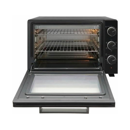 BRANDT FC469MUB - Mini-Forno 46 litri - 1800W - Multifunzioni - Termostato regolabile 230C - Timer 120min - Alluminio - Nero