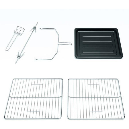 BRANDT FC469MUB - Mini-Forno 46 litri - 1800W - Multifunzioni - Termostato regolabile 230C - Timer 120min - Alluminio - Nero