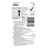 Braun parte Pezzi 21B nero