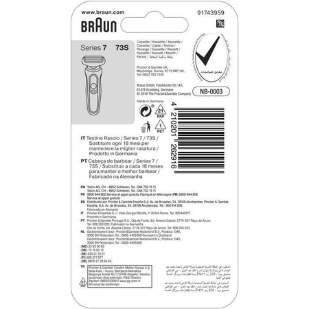 BRAUN Series 7 73S Testina di rasatura