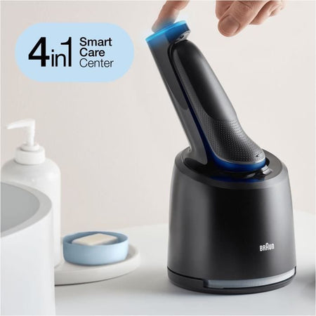 Rasoio elettrico con rasaerba di precisione Braun Serie 6 61 -b7200cc - Centro Smartcare, Bleu
