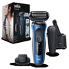Rasoio elettrico con rasaerba di precisione Braun Serie 6 61 -b7200cc - Centro Smartcare, Bleu