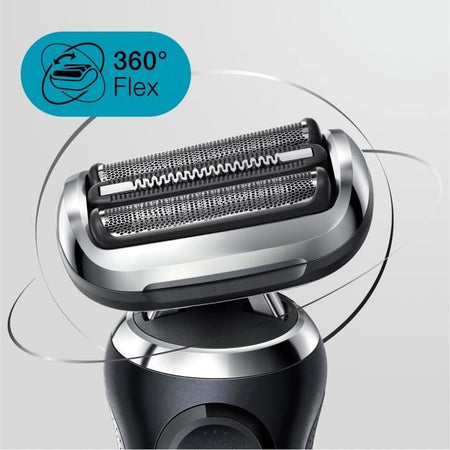 Rasoio elettrico con rasaerba di precisione Braun Serie 7 71 -N7200cc - Smartcare Center, Black