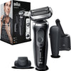 Rasoio elettrico con rasaerba di precisione Braun Serie 7 71 -N7200cc - Smartcare Center, Black