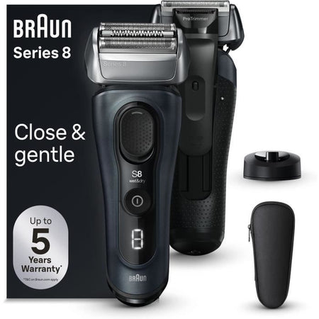 Rasoio - BRAUN - SERIES 8 8513s - 4 elementi di rasatura - Wet&Dry - 60 min - Nero