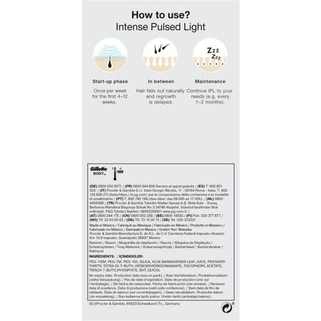 Epilatore a luce pulsata - BRAUN - IPL PL5145 - Bianco, verde e nero